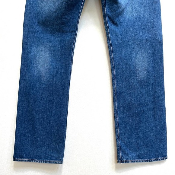 Levi's 501 Original Fit Button Fly Anchor Stretch Straight Jeans, Size 38x32 - Picture 6 of 11